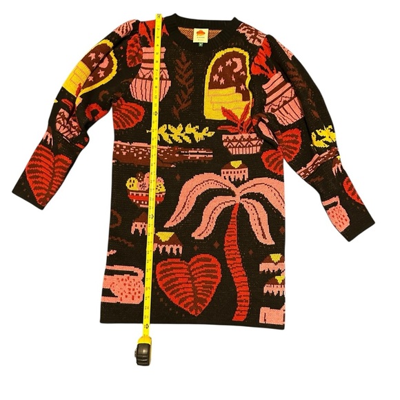 FARM Rio Multicolor Patterned Sweater Cardigan - Picture 7 of 15